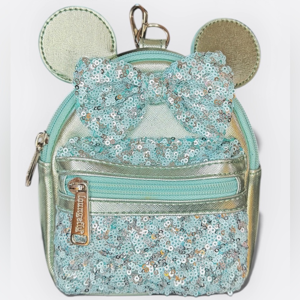 Disney Mint Sequin Mini Wrislet Backpack